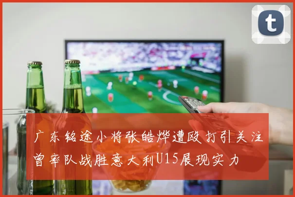 广东铭途小将张皓烨遭殴打引关注曾率队战胜意大利U15展现实力